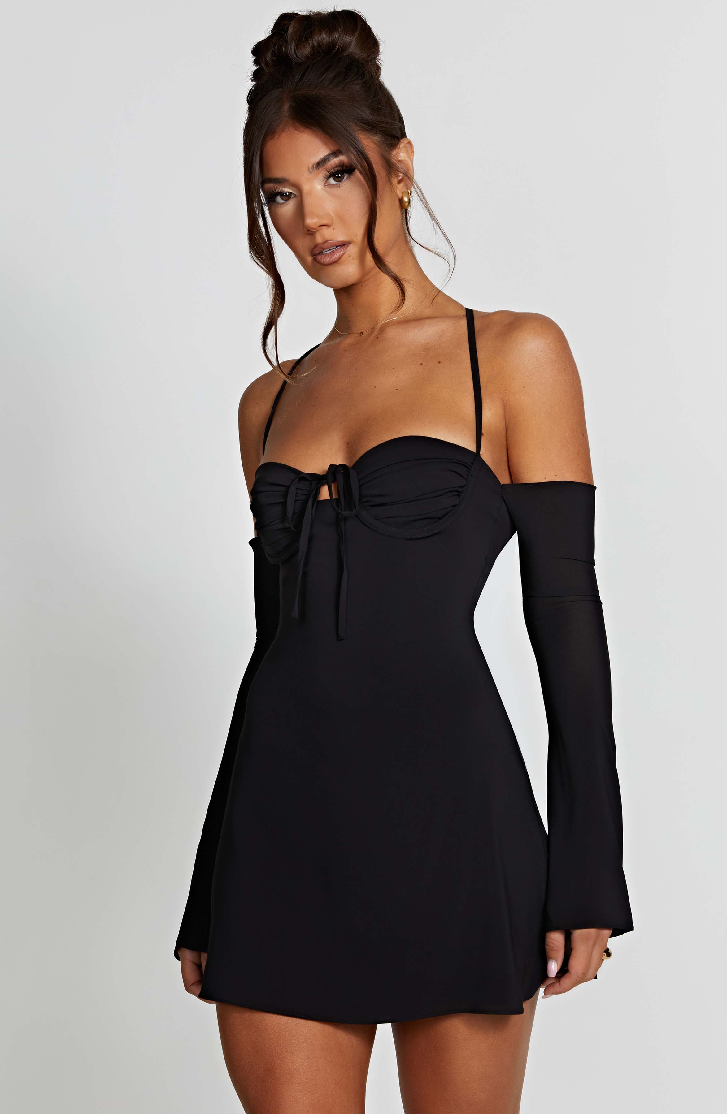 Lucia Satin Mini Dress
