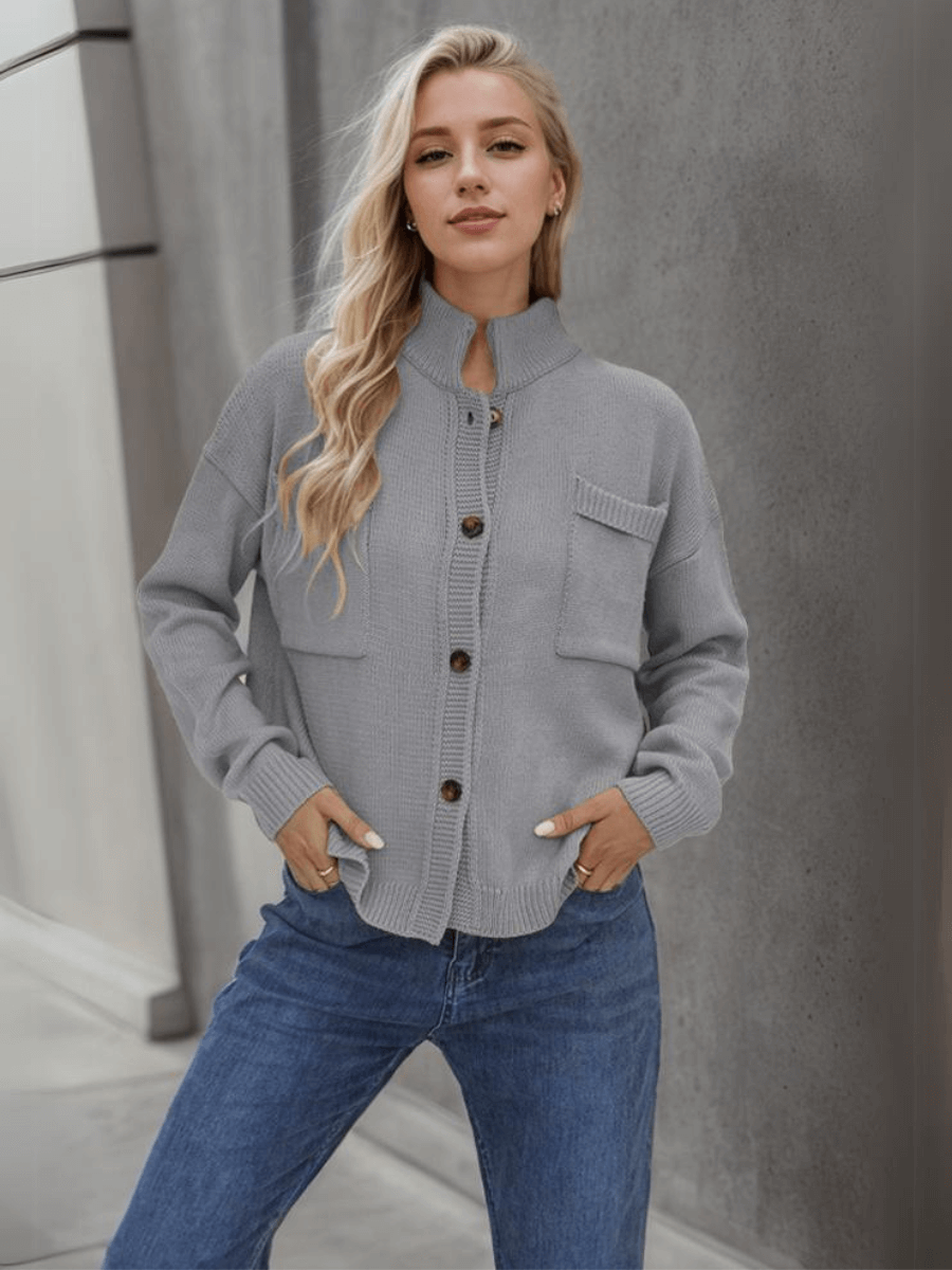 Sable Ridge Pocket Knit Cardigan