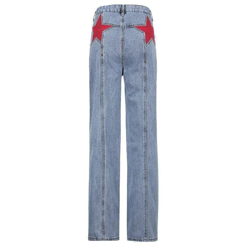 Hylda High-Waisted Seam Detail Jeans