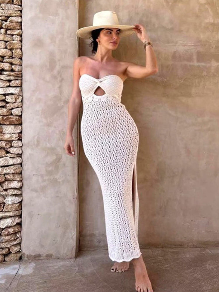 Byron Breeze Crochet Maxi Dress