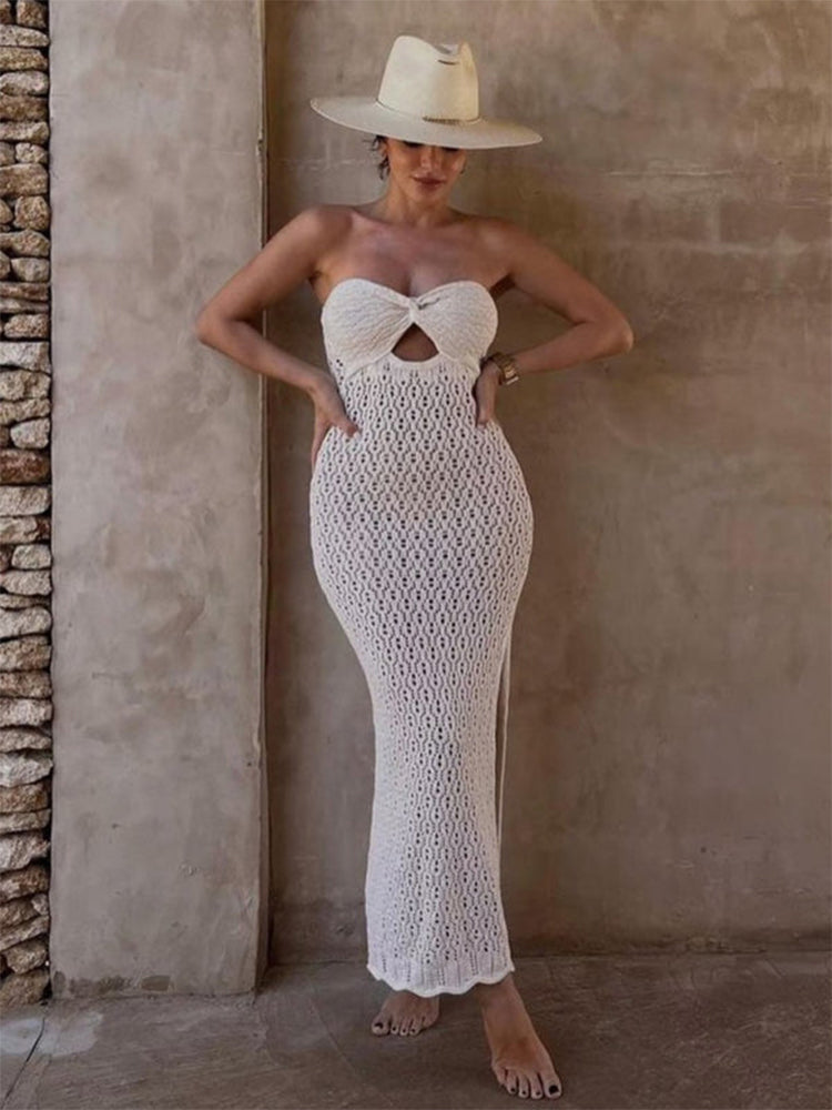 Byron Breeze Crochet Maxi Dress