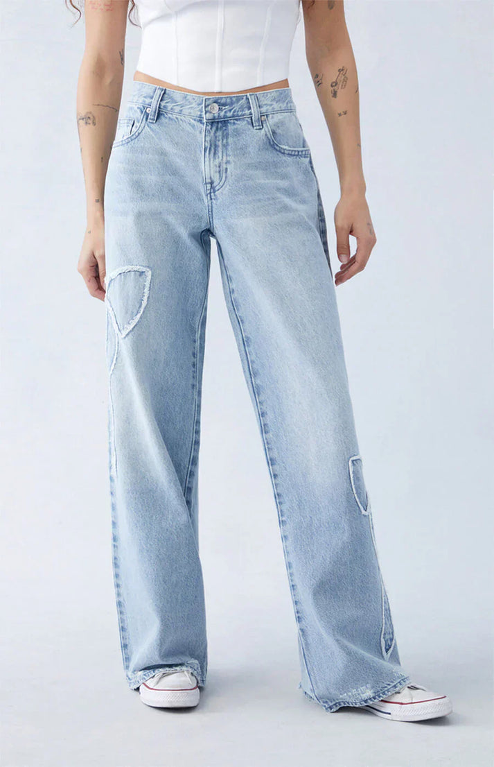 Meadow Bow Embroidered Jeans