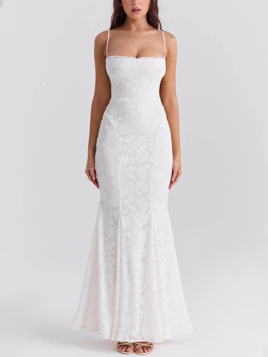 Luna Lace Mermaid Maxi Dress