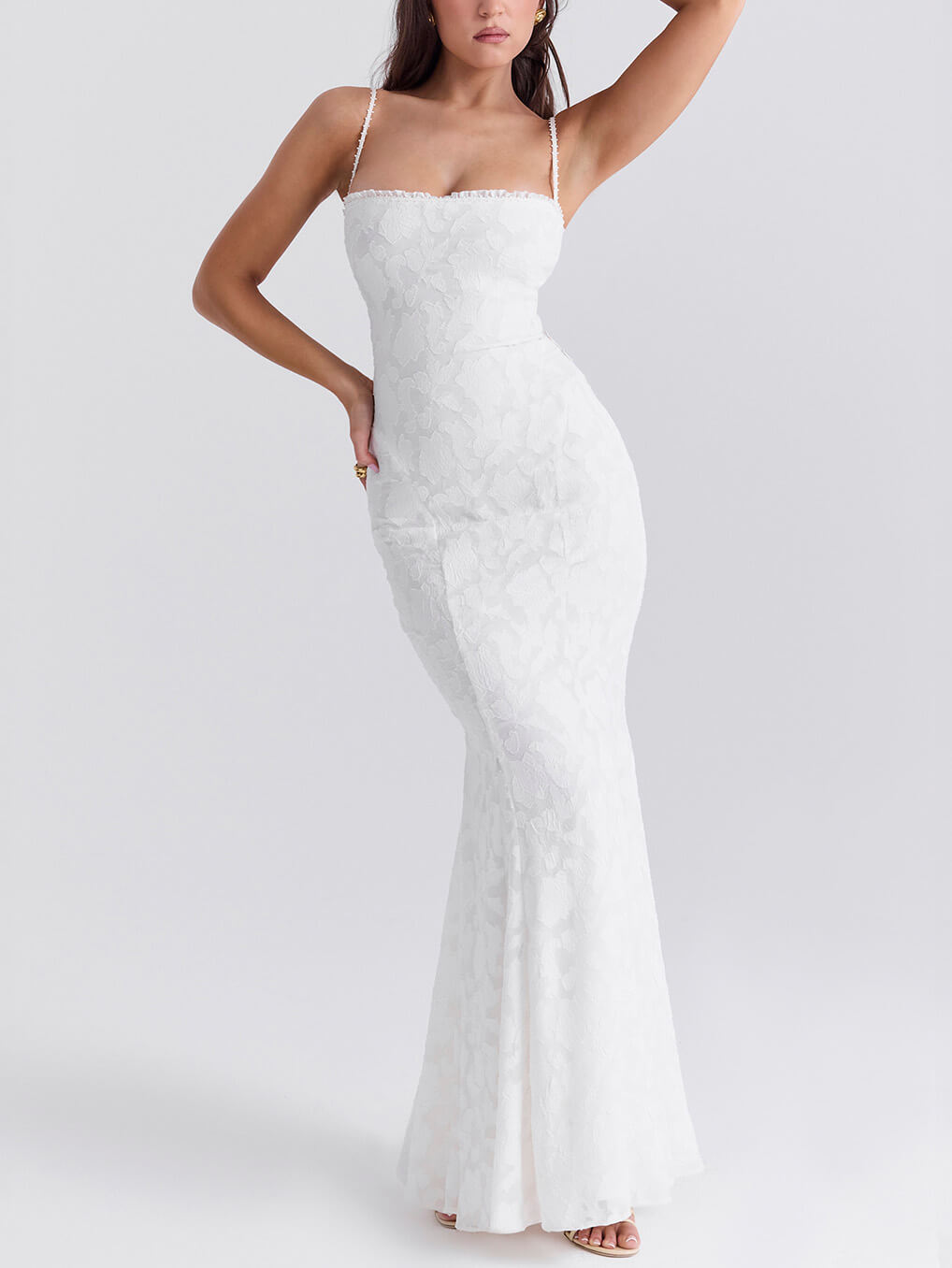 Luna Lace Mermaid Maxi Dress