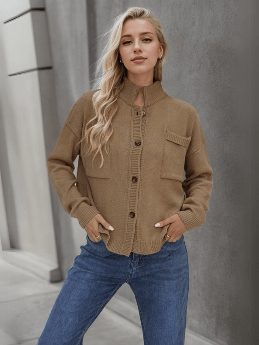 Sable Ridge Pocket Knit Cardigan
