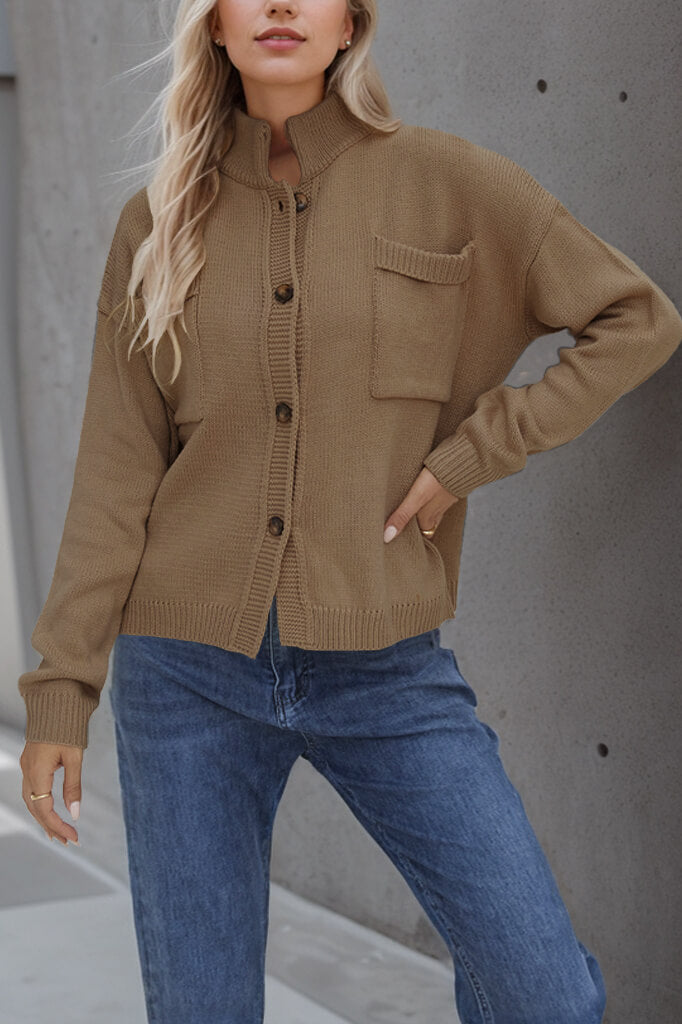 Sable Ridge Pocket Knit Cardigan