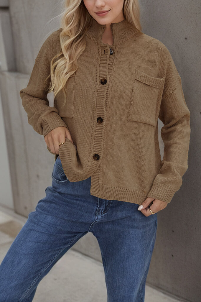 Sable Ridge Pocket Knit Cardigan