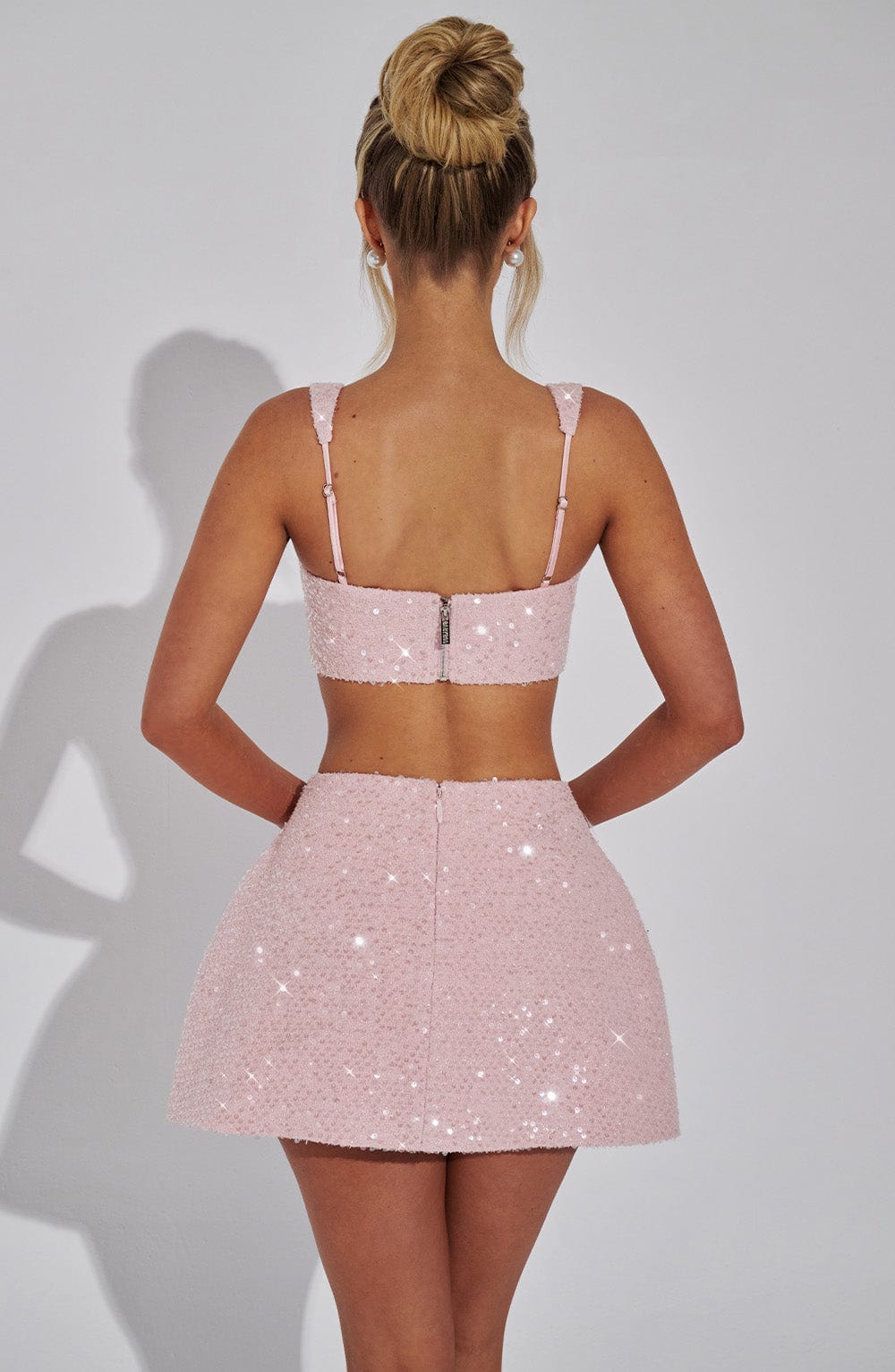 Pink Kiri Sequin Set