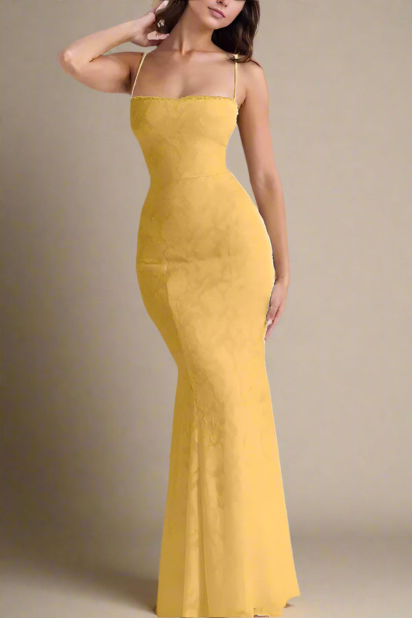 Soléa Satin Sculpt Maxi Dress