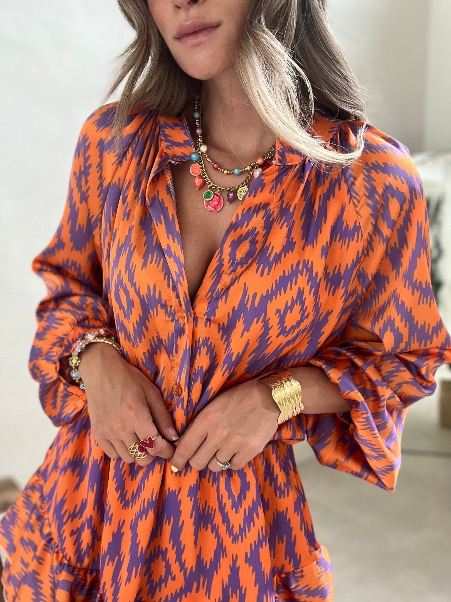 Yasmine Zigzag Ruffle Jumpsuit