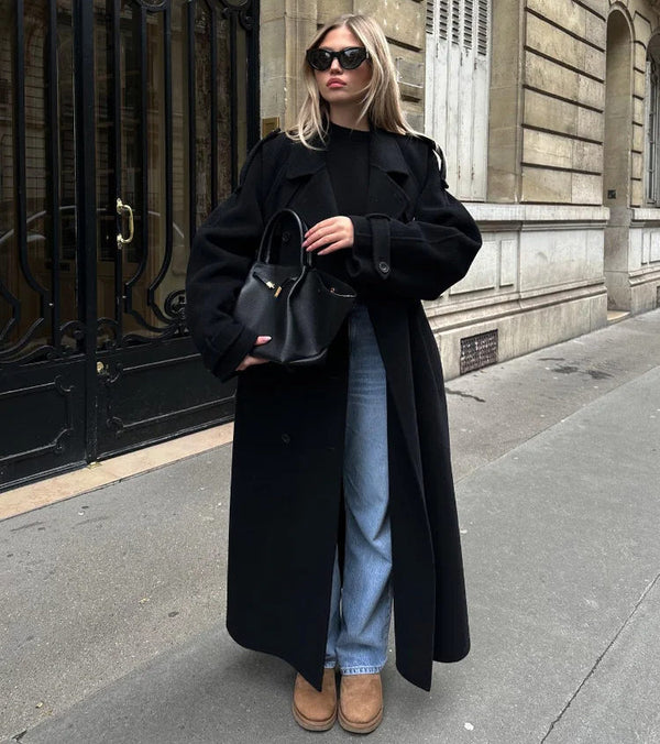 Rowan Oversized Wool Blend Coat