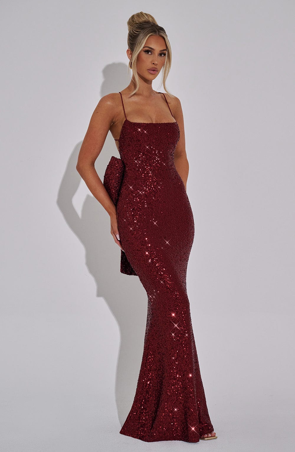 Valencia Sequin Maxi Dress