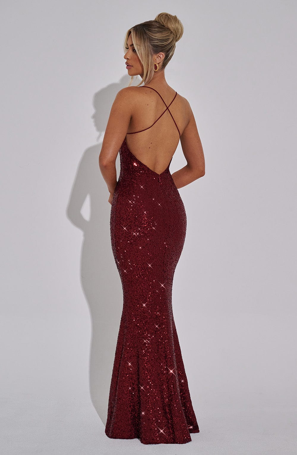 Valencia Sequin Maxi Dress