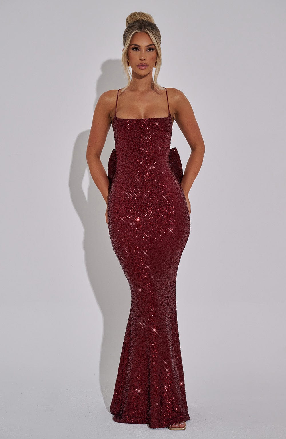 Valencia Sequin Maxi Dress