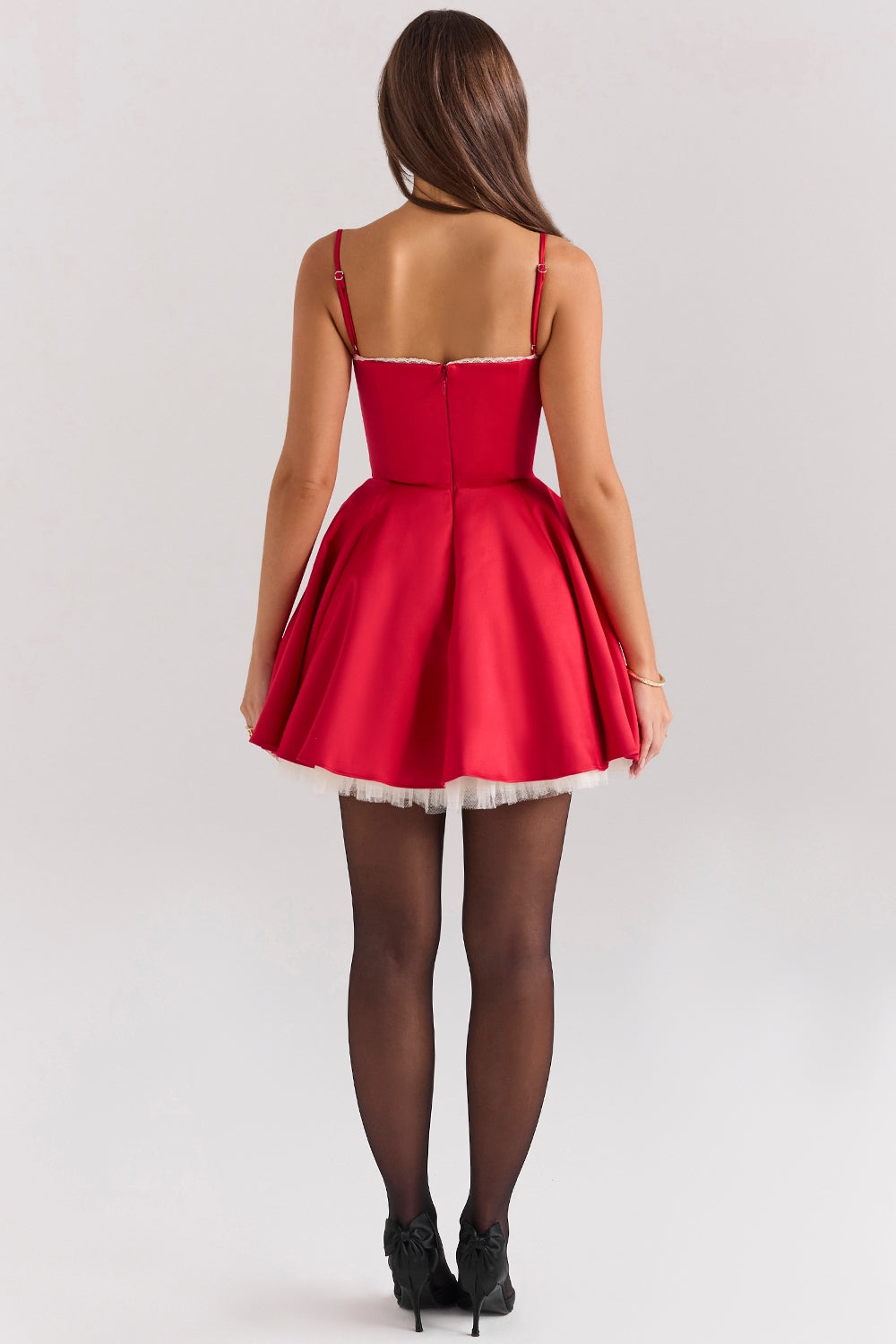 Red Amalfi Corset Mini Dress