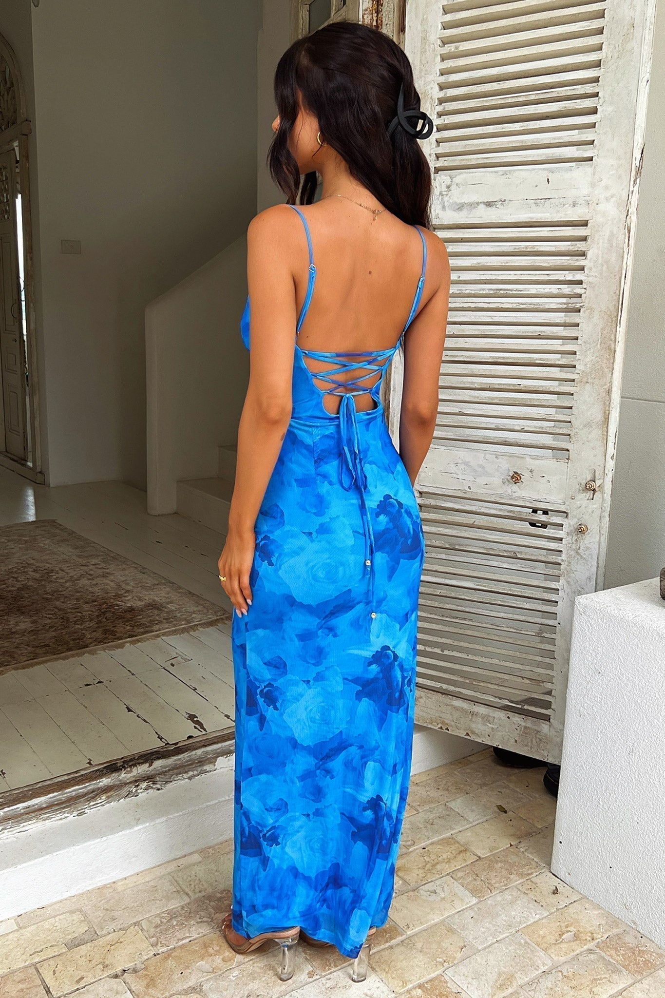 Isla Bloom Cowl Neck Maxi Dress