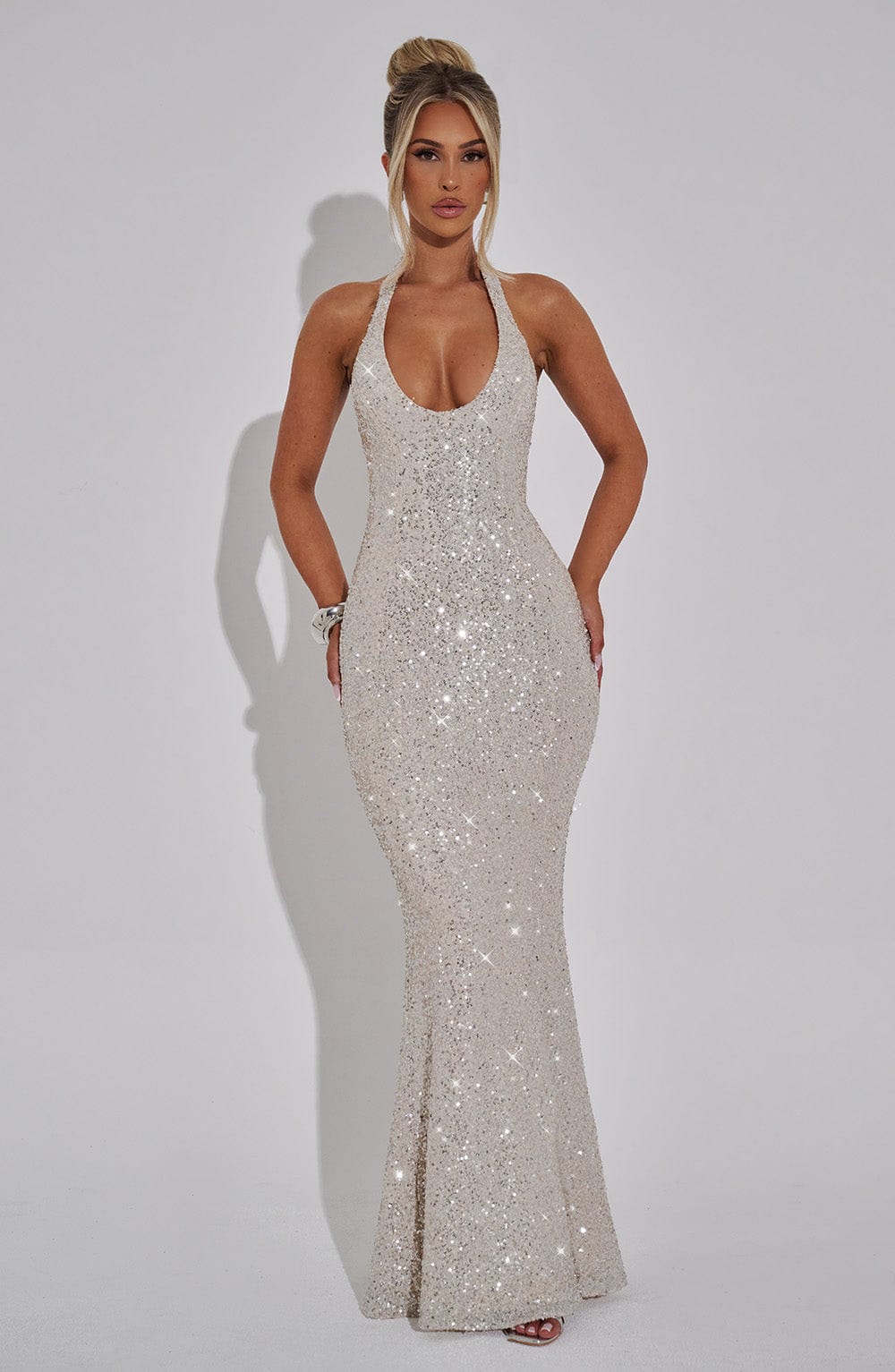 Celestia Sequin Maxi Dress