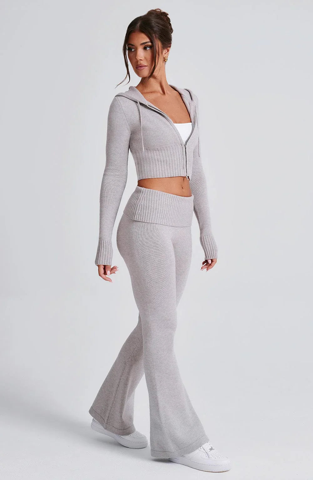 Grey Skylar Knit Set