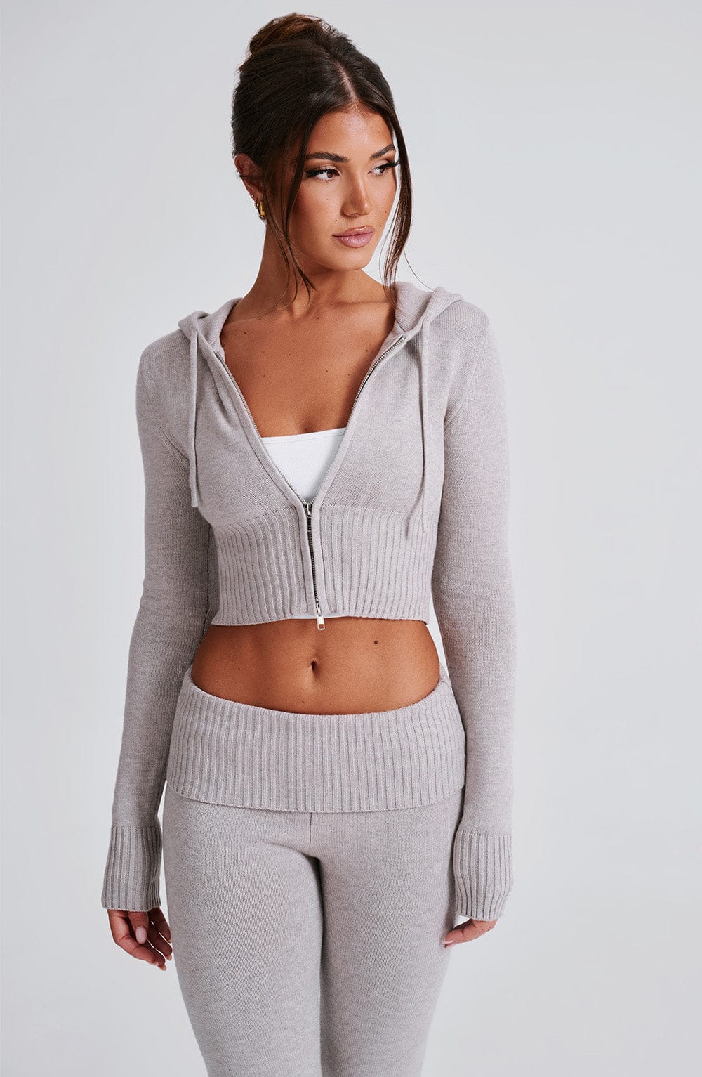 Grey Skylar Knit Set