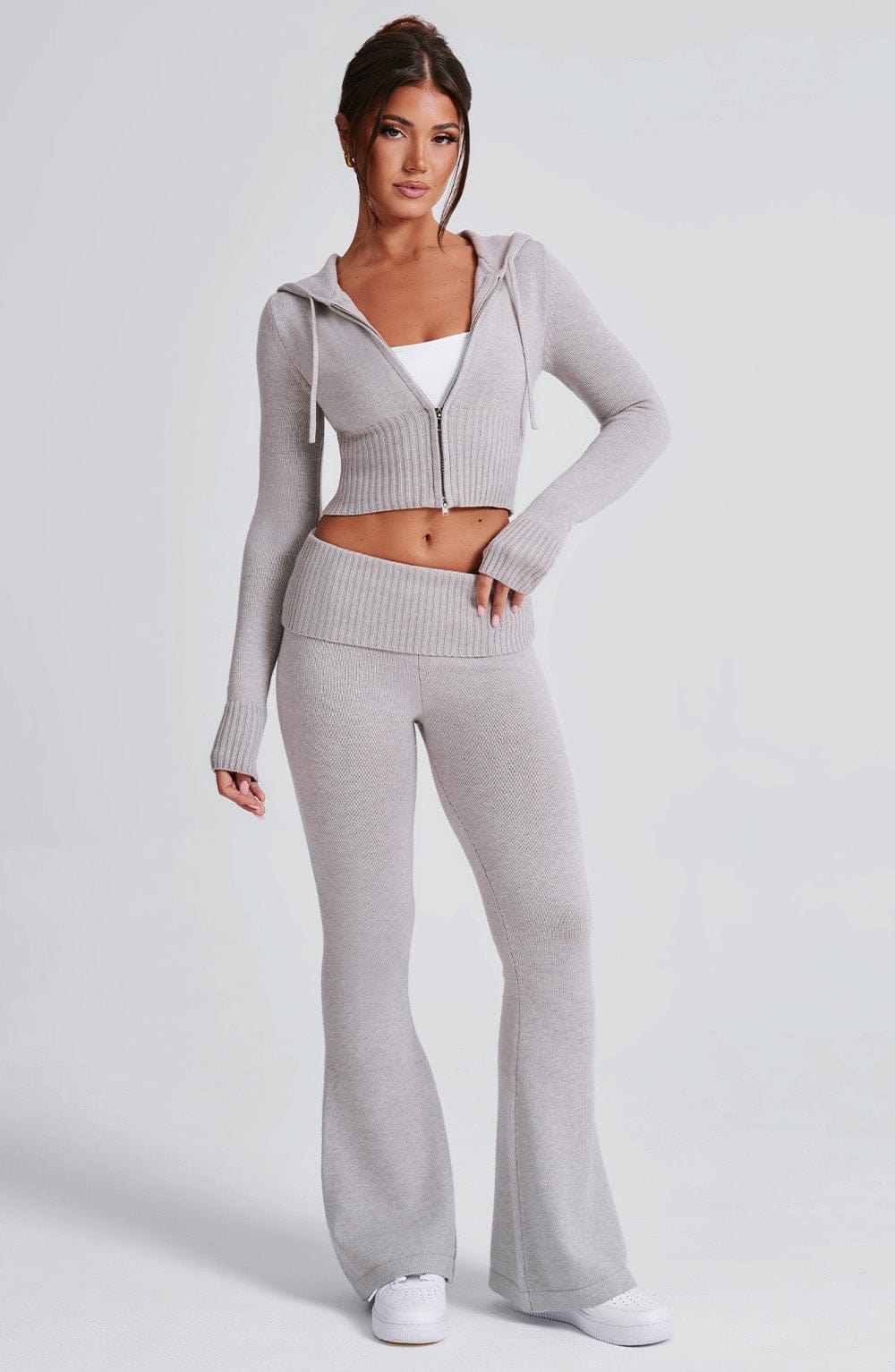 Grey Skylar Knit Set