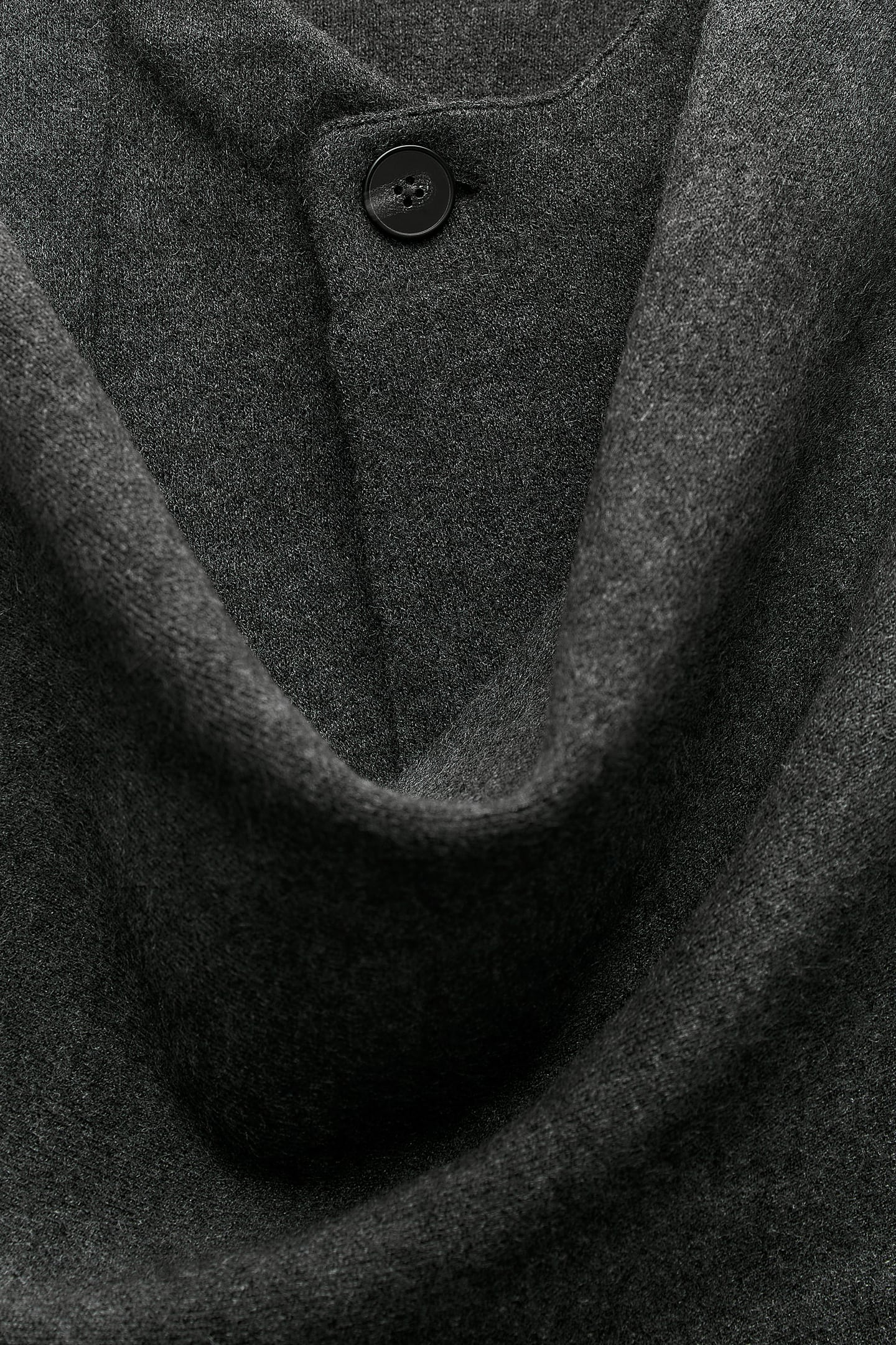 Midnight Drape Wool Cape Jacket