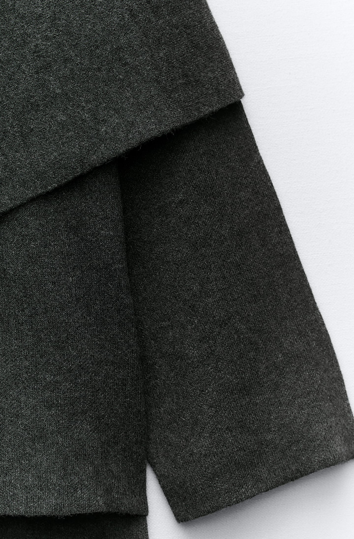 Midnight Drape Wool Cape Jacket