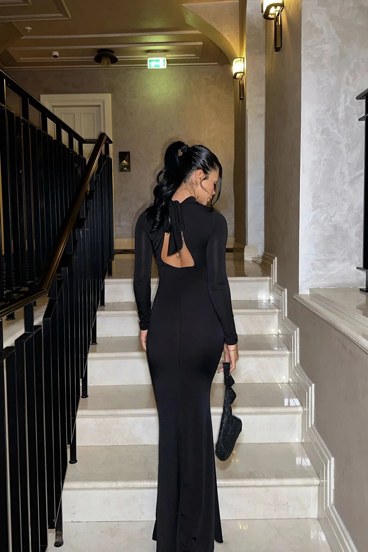 Moonlit Rose Maxi Dress