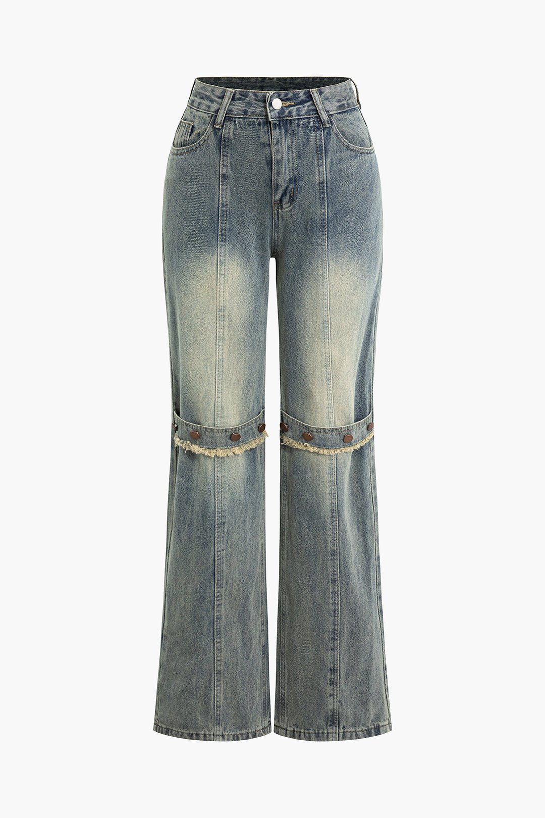 Maverick Studded Panel Jeans