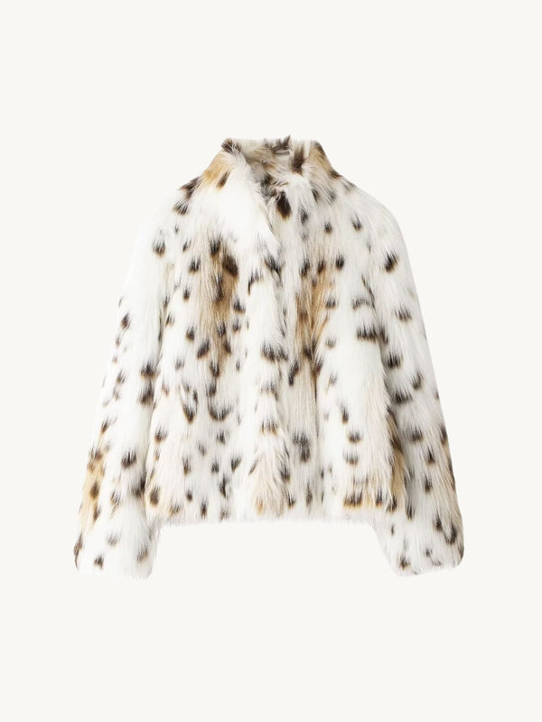 Savanna Spotted Faux Fur Jacket
